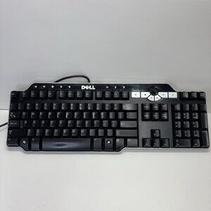 Dell SK-8135 USB Hub Wired, Multimedia Keyboard‎ - Black - Tested And Works